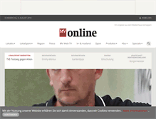 Tablet Screenshot of mv-online.de